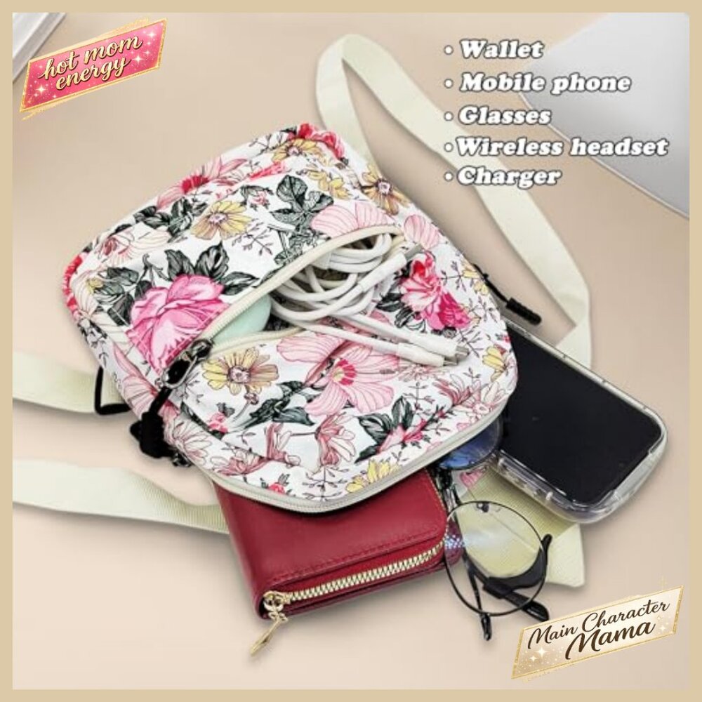 Nylon Mini Backpack Purse Lightweight Adjustable … - image 4